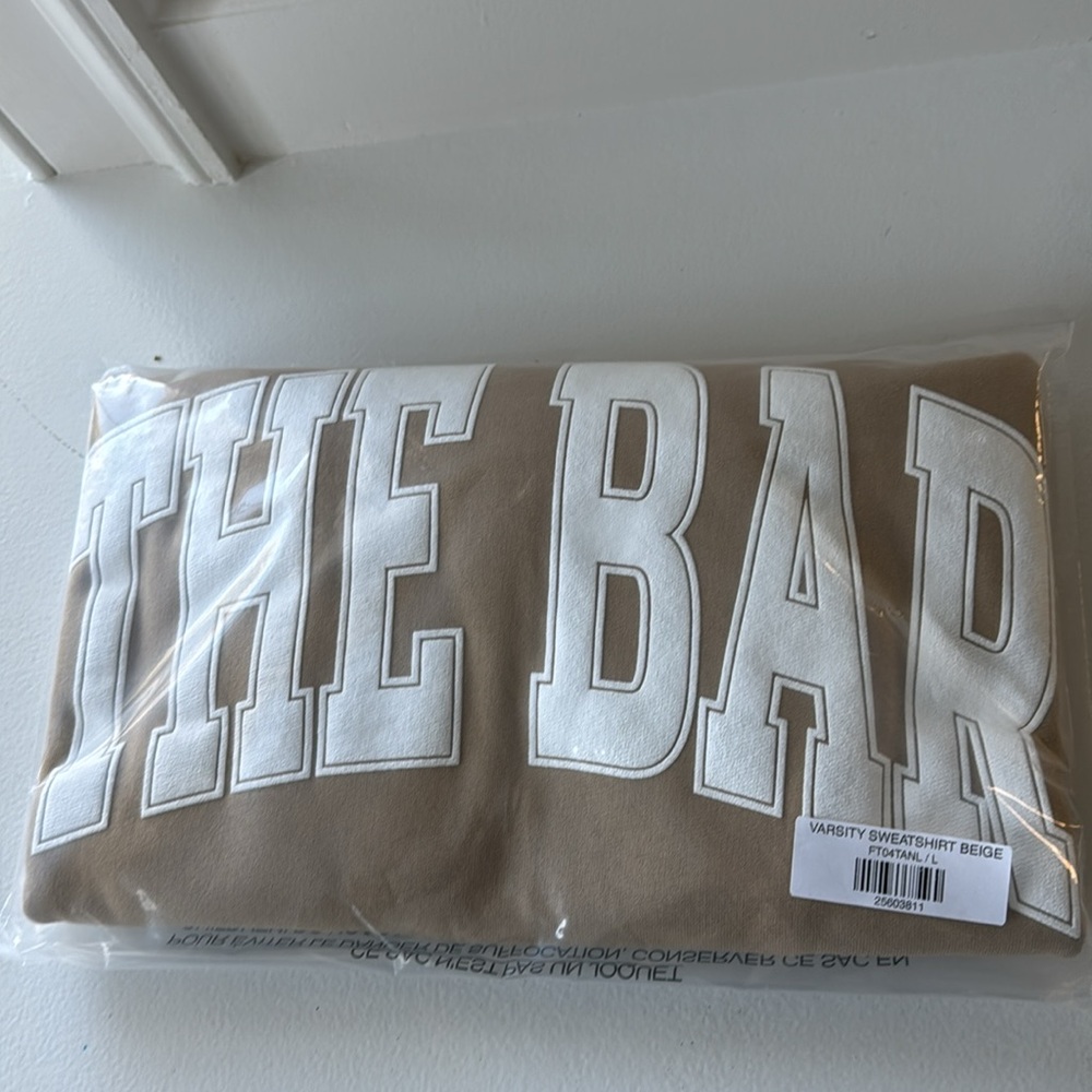 The Bar Beige Crew Neck Sweater - Picture 3 of 5